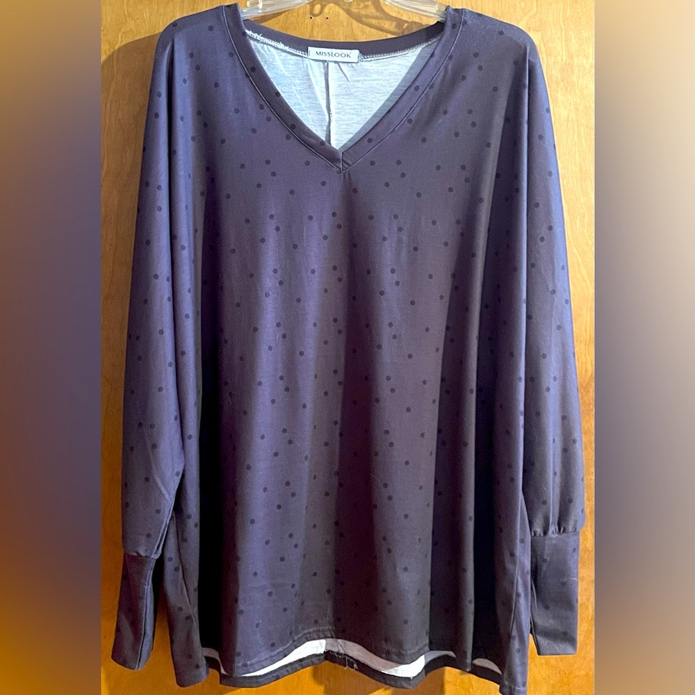 ❤️Like New Condition❤️women’s casual/professional XXL 🌺blouse MISSLOOK